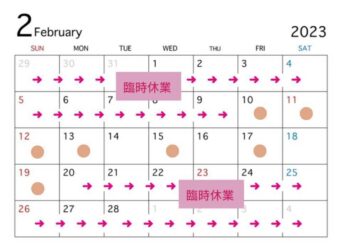 2月SRスケジュール